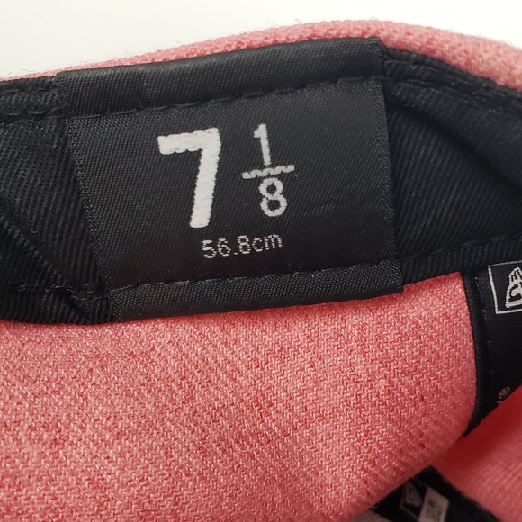 New Era 59Fifty Los Angeles Angels Classic Fitted Hat Red Heather Size 7 1/8 - Picture 6 of 15